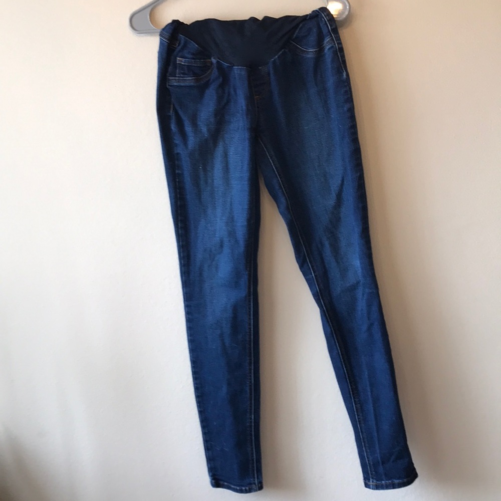 Jessica Simpson Maternity dark wash skinny jeans